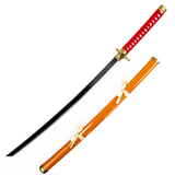 One Piece Kikunojo Wooden Katana Sword Cosplay Prop Replica