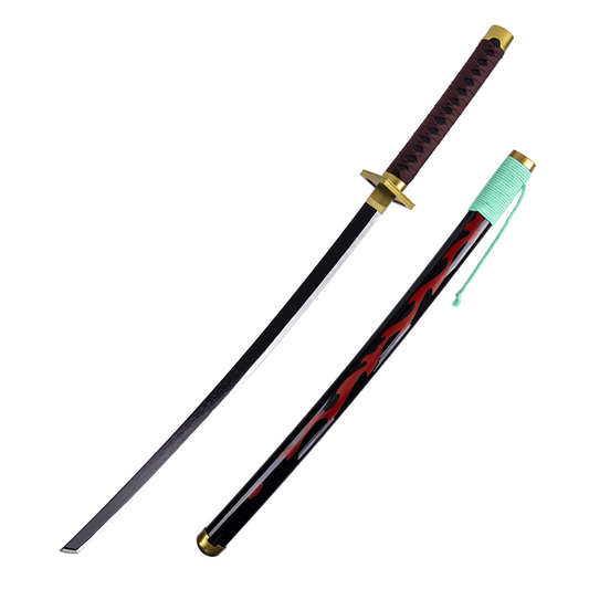 One Piece Kinemon Kitsunebi - ryu Wooden Sword Cosplay Prop Replica - NEXTLEVELUK