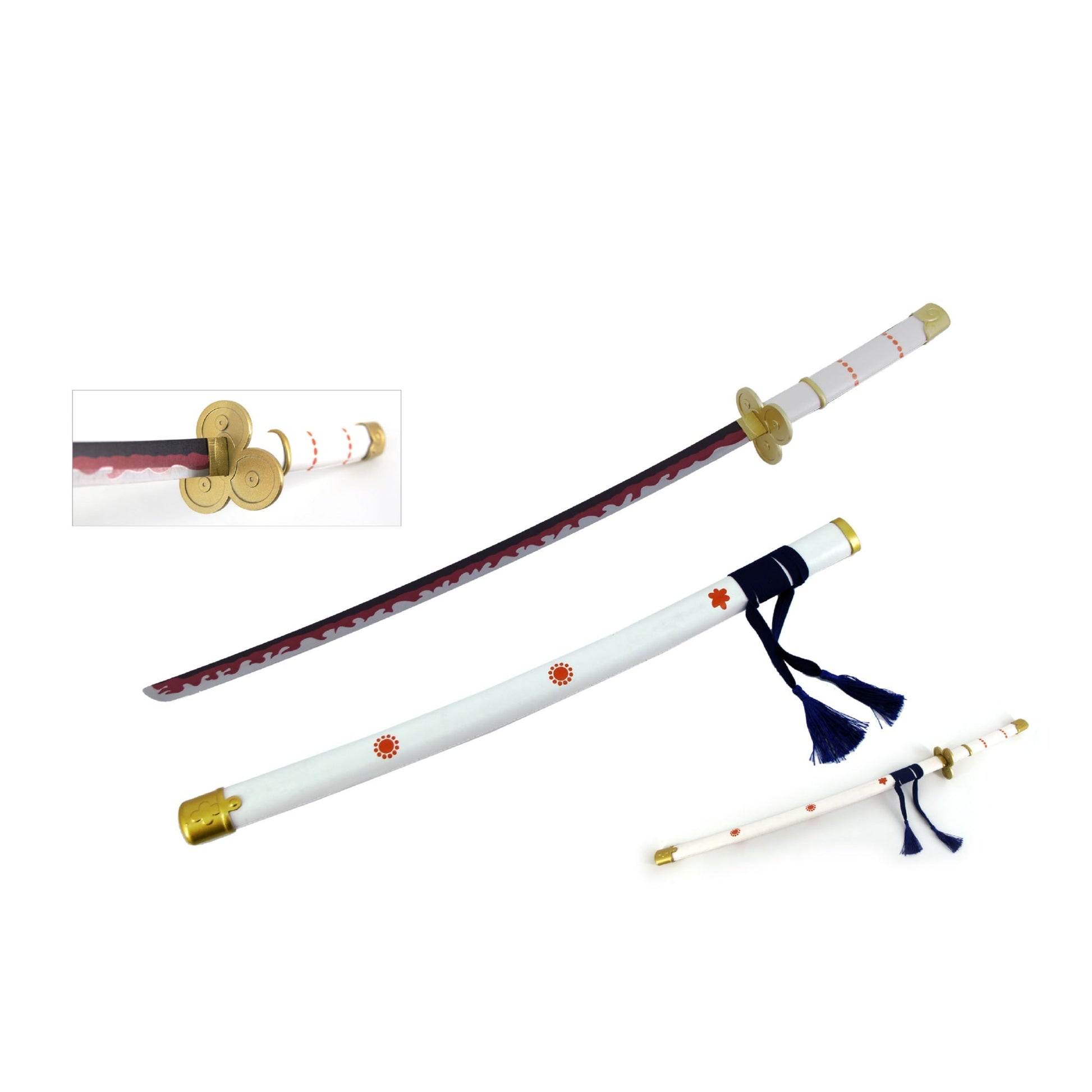 One Piece Kozuki Oden Ame No Habakiri Metal Katana Sword - NEXTLEVELUK
