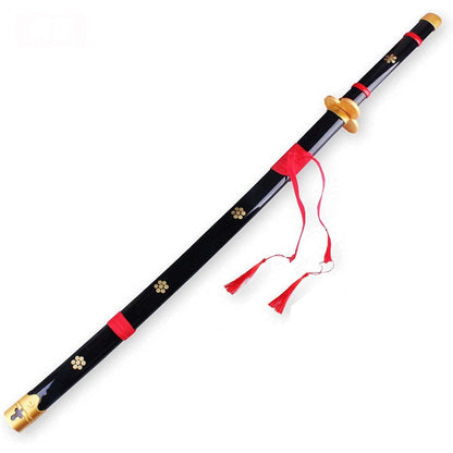 One Piece Roronoa Zoro Cosplay Wooden Swords Black Enma Prop Replica 104cm - NEXTLEVELUK