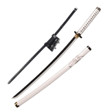One Piece Roronoa Zoro Wado Ichimonji Wooden Katana Cosplay Sword With PU Sword Belt Bundle