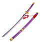 One Piece Sword Roronoa Zoro Enma Purple Katana Wooden Cosplay Sword - NEXTLEVELUK
