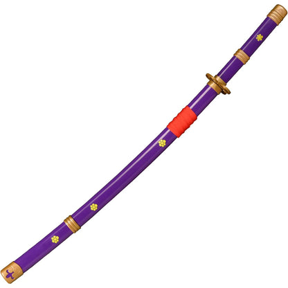 One Piece Sword Roronoa Zoro Enma Purple Katana Wooden Cosplay Sword - NEXTLEVELUK