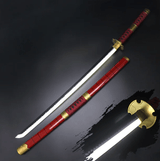 One Piece Sword Sandai Kietsu Sword LED Light Up Sword Cosplay Prop Replica Wood