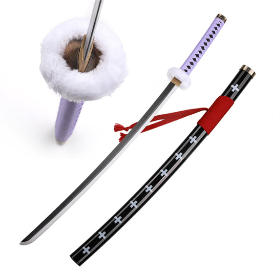 One Piece Sword Trafalgar Law Kikoku Cursed Sword Wooden Cosplay Replica - NEXTLEVELUK