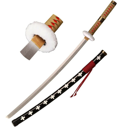 One Piece Trafalgar Law Kikoku Wooden Sword Cosplay Prop 140cm XL - NEXTLEVELUK