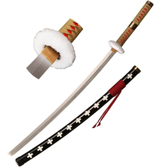 One Piece Trafalgar Law Kikoku Wooden Sword Cosplay Prop 140cm XL - NEXTLEVELUK