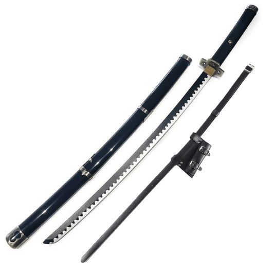 One Piece Yubashiri Wooden Cosplay Sword With PU Sword Belt Bundle - NEXTLEVELUK