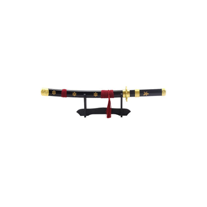 One Piece Zoro's Black Enma Mini Metal Katana Sword - NEXTLEVELUK