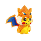 MicroBlocks Pikachu in Charizard Costume Building Blocks