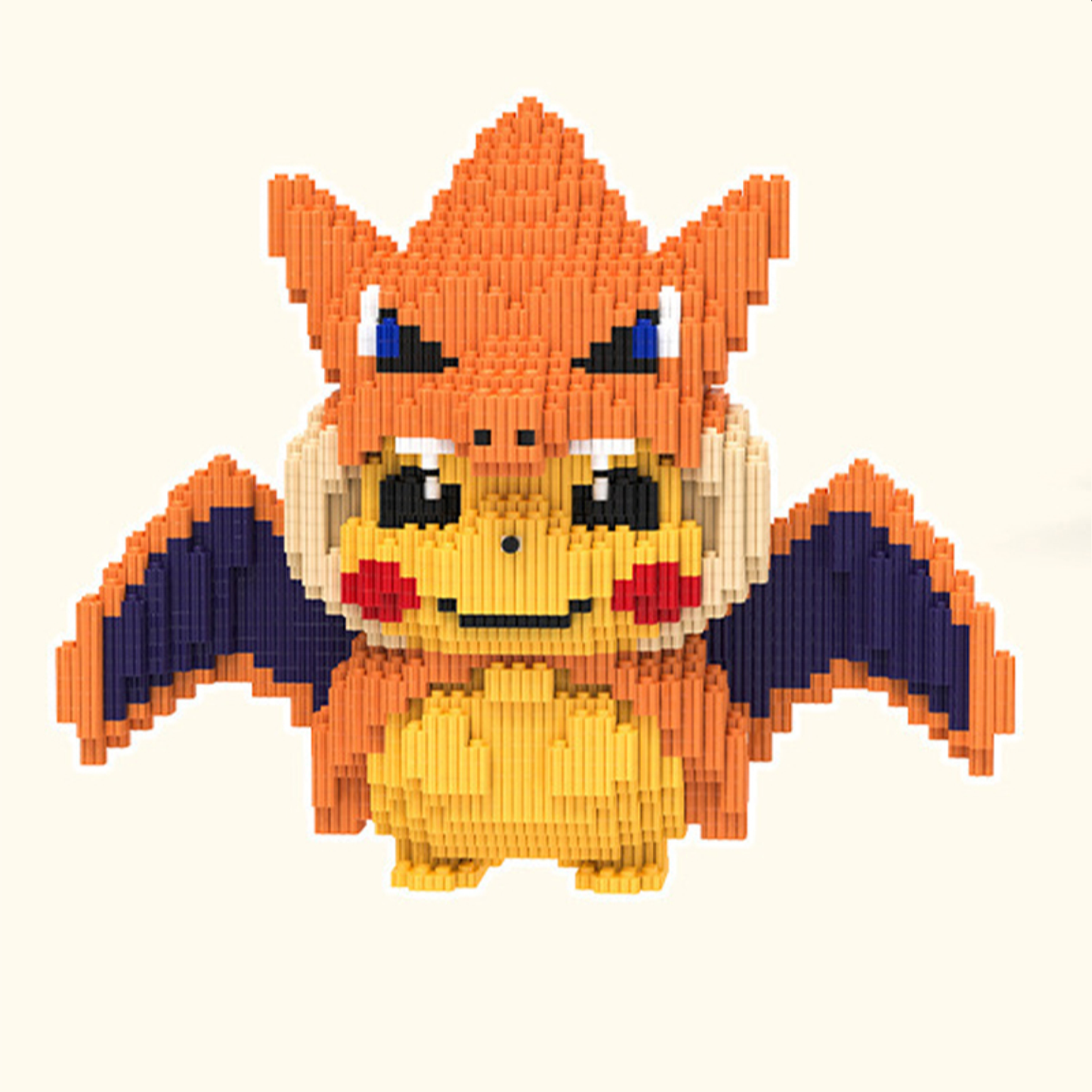MicroBlocks Pikachu in Charizard Costume Building Blocks