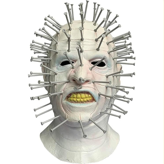 Pinhead Latex Mask Horror Hellraiser III Halloween Cosplay - NEXTLEVELUK