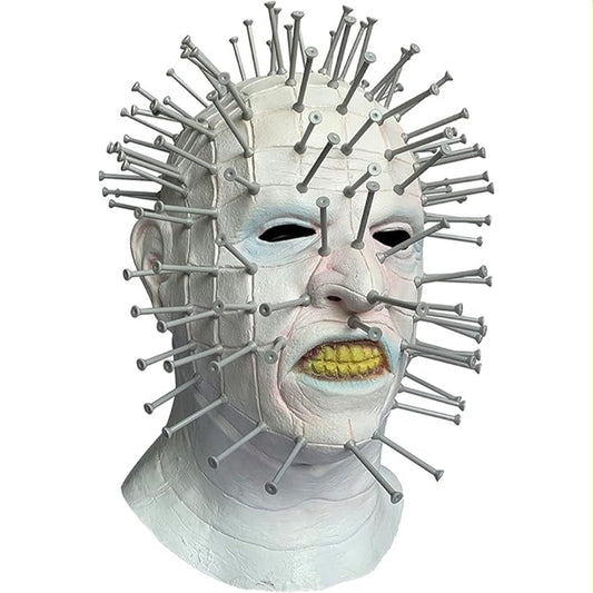 Pinhead Latex Mask Horror Hellraiser III Halloween Cosplay - NEXTLEVELUK