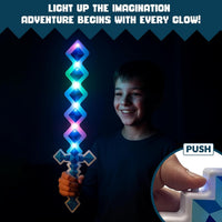 Retro Diamond 8-Bit Pixel Plastic Sword Assortment Colour
