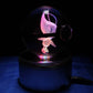 Pokemon 3D Crystal Ball Pokeball Celebi Night Light 8cm XL Size - NEXTLEVELUK