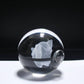 Pokemon 3D Crystal Ball Pokeball Clefairy Night Light 8cm XL Size - NEXTLEVELUK