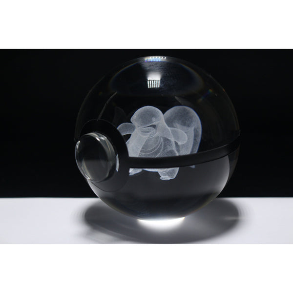 Pokemon 3D Crystal Ball Pokeball Lickitung Night Light 8cm XL Size