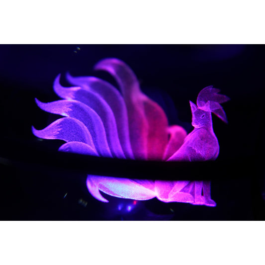Pokemon 3D Crystal Ball Pokeball Ninetales Night Light 8cm XL Size - NEXTLEVELUK