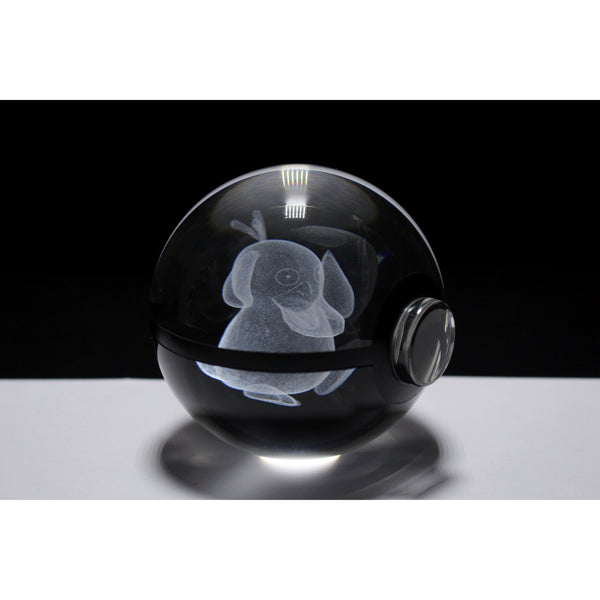 Pokemon 3D Crystal Ball Pokeball Psyduck Night Light 8cm XL Size