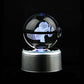 Pokemon 3D Crystal Ball Pokeball Saxophone Squirtle Night Light 8cm XL Size - NEXTLEVELUK
