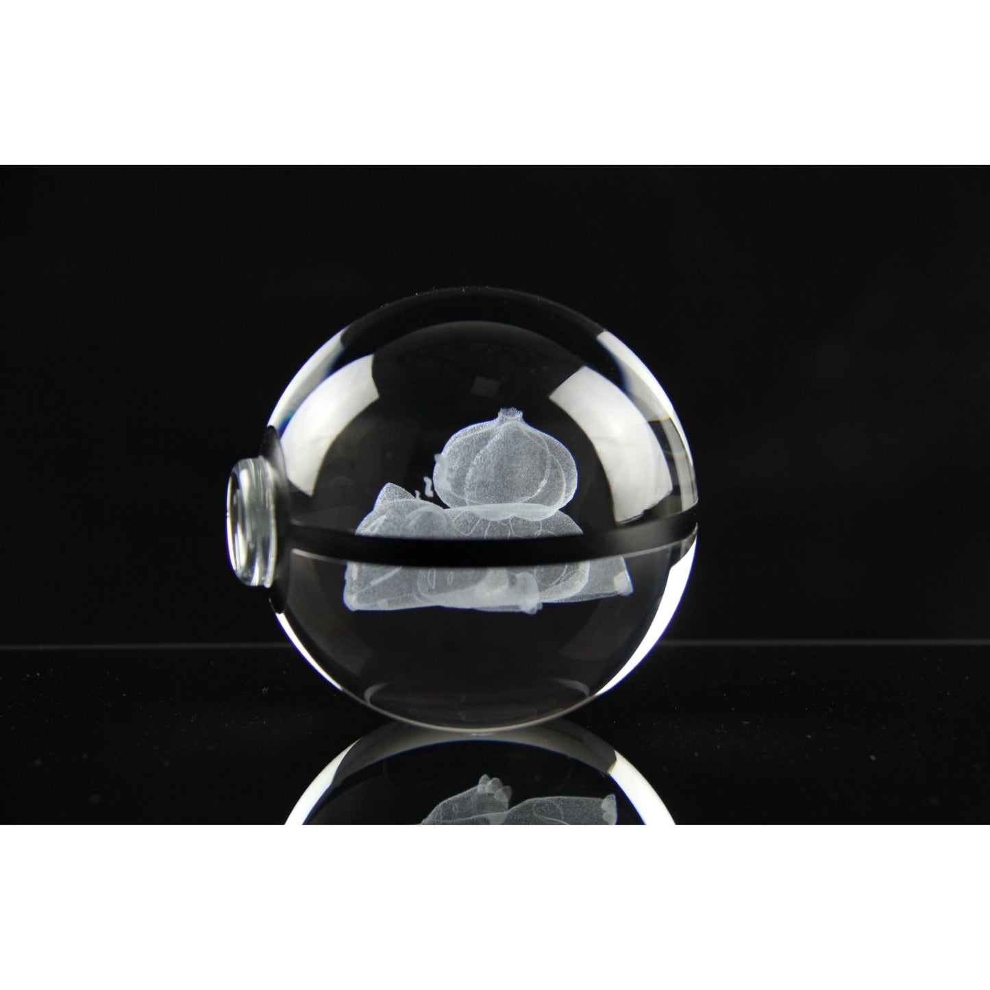 Pokemon 3D Crystal Ball Pokeball Sleep Bulbasaur Night Light 8cm XL Size - NEXTLEVELUK