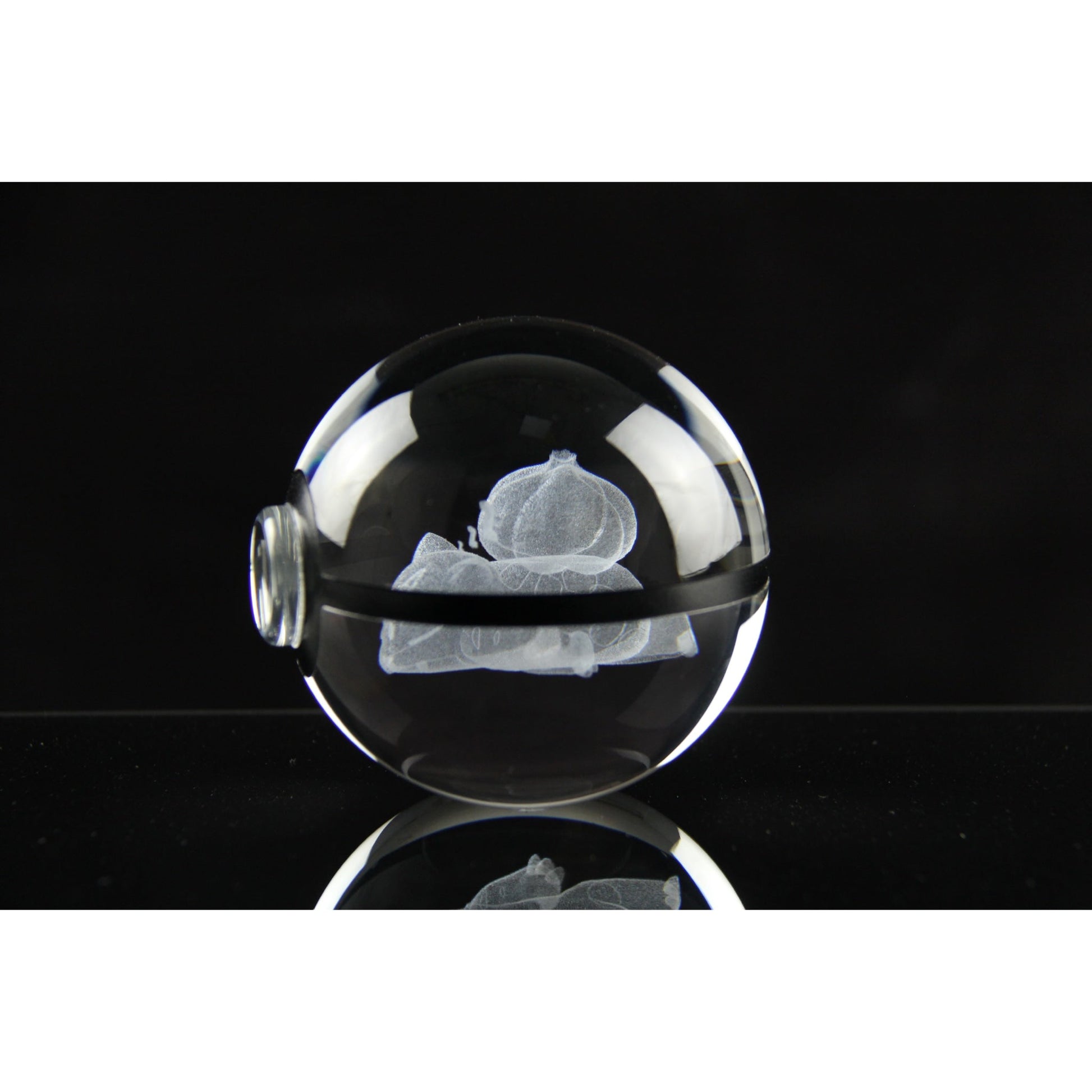 Pokemon 3D Crystal Ball Pokeball Sleep Bulbasaur Night Light 8cm XL Size - NEXTLEVELUK