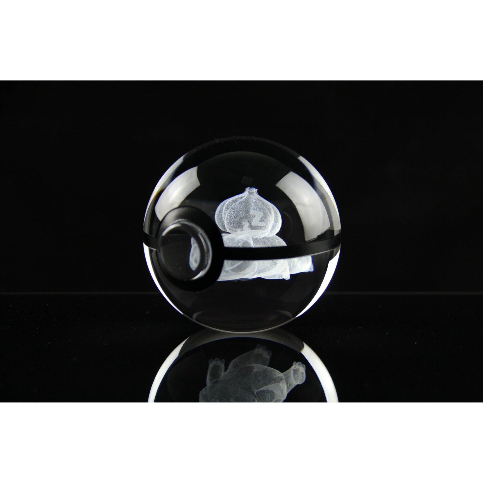 Pokemon 3D Crystal Ball Pokeball Sleep Bulbasaur Night Light 8cm XL Size - NEXTLEVELUK