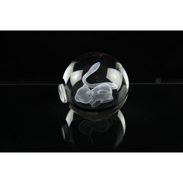 Pokemon 3D Crystal Ball Pokeball Sleep Mew Night Light 8cm XL Size