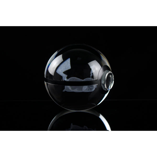 Pokemon 3D Crystal Ball Pokeball Sleep Pikachu Night Light 8cm XL Size