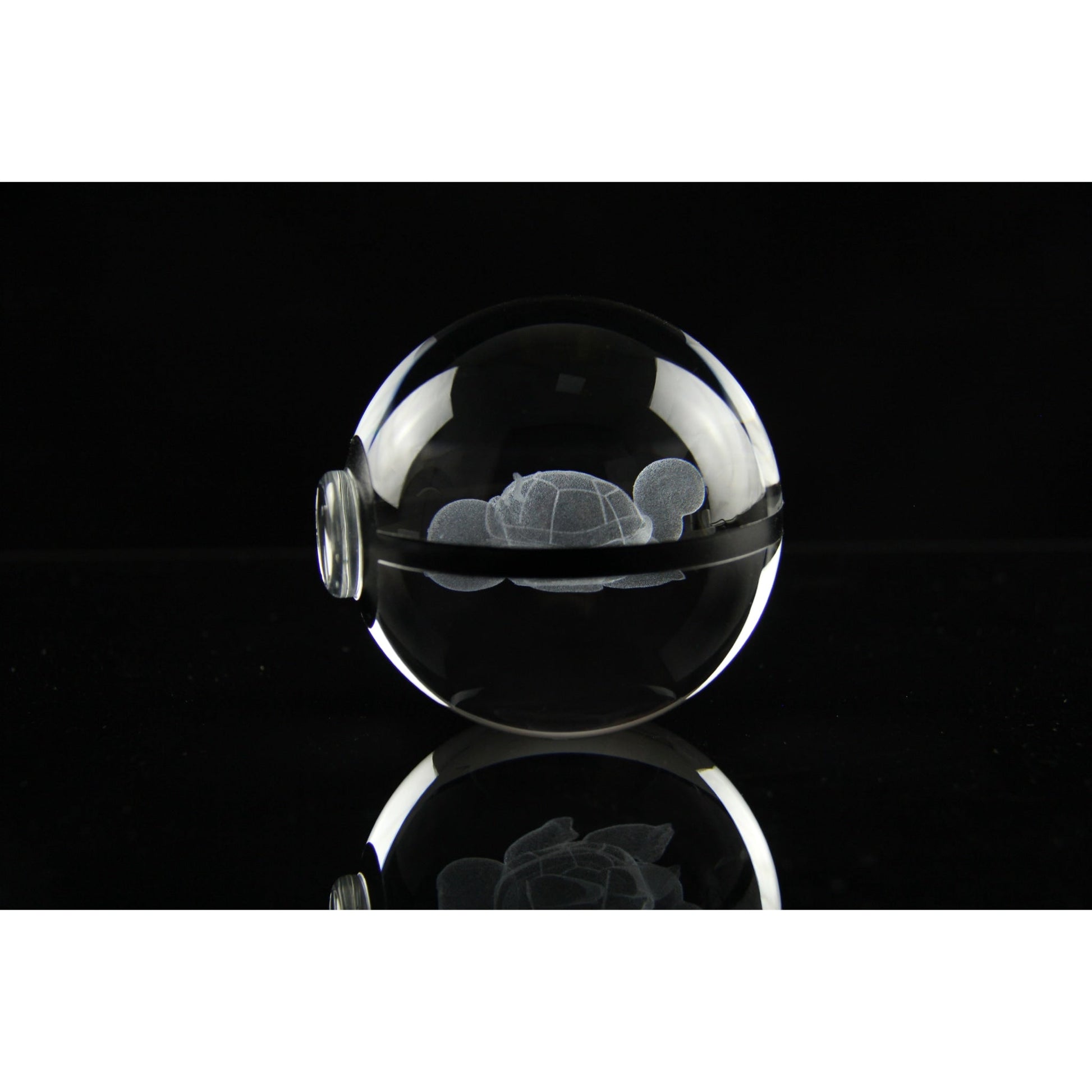 Pokemon 3D Crystal Ball Pokeball Sleep Squirtle Night Light 8cm XL Size - NEXTLEVELUK