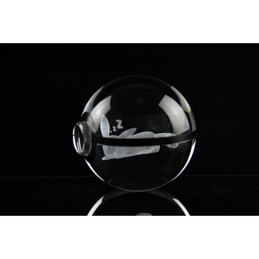 Pokemon 3D Crystal Ball Pokeball Sleep Umbreon Night Light 8cm XL Size - NEXTLEVELUK