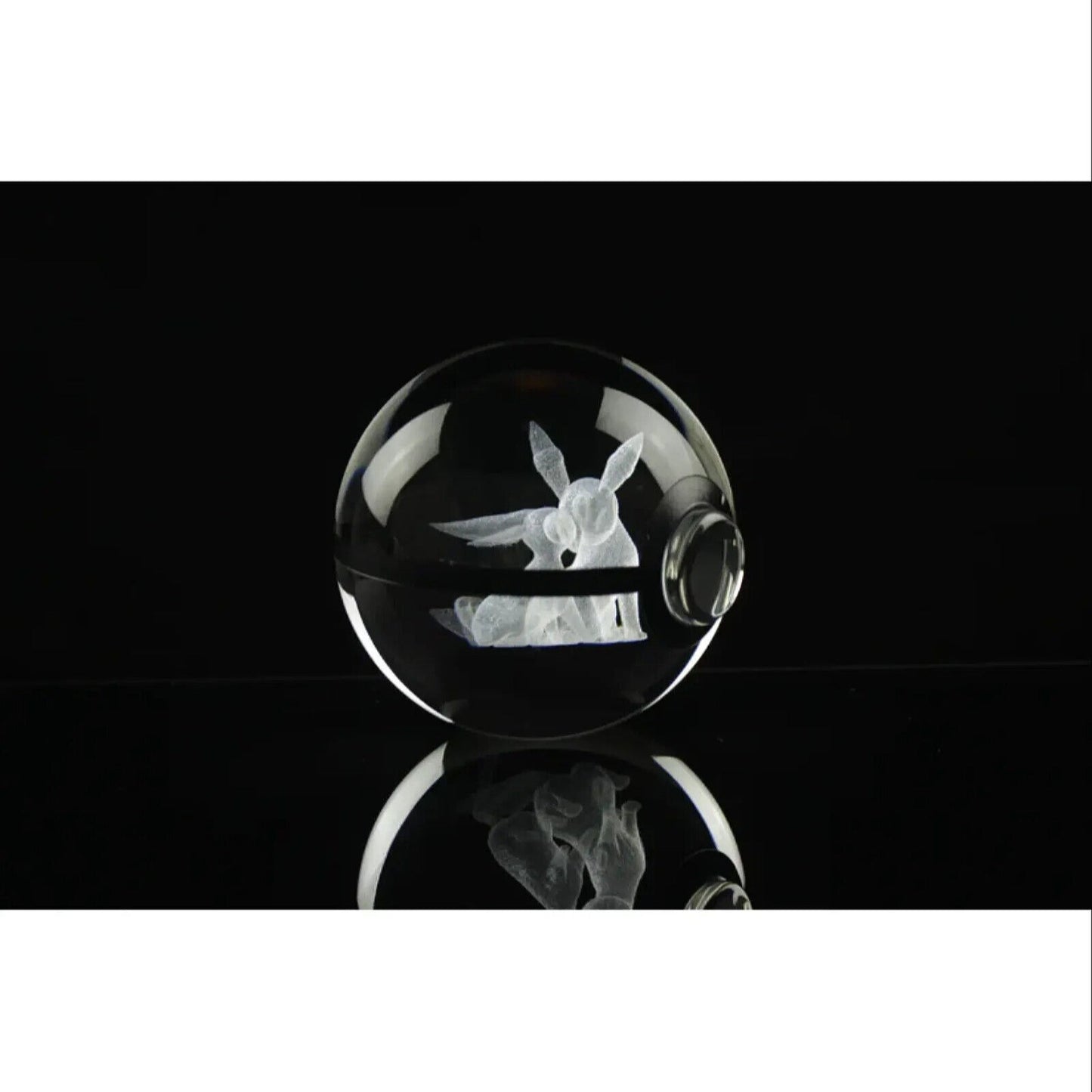 Pokemon 3D Crystal Ball Pokeball Umbreon and Espeon Night Light 8cm XL Size - NEXTLEVELUK