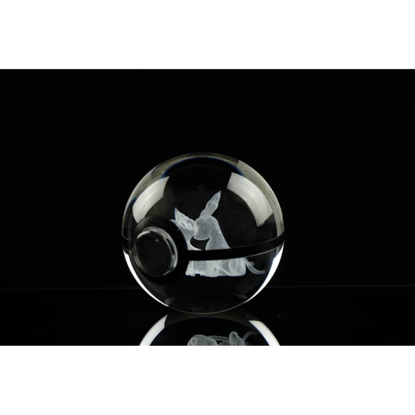 Pokemon 3D Crystal Ball Pokeball Umbreon and Espeon Night Light 8cm XL Size - NEXTLEVELUK