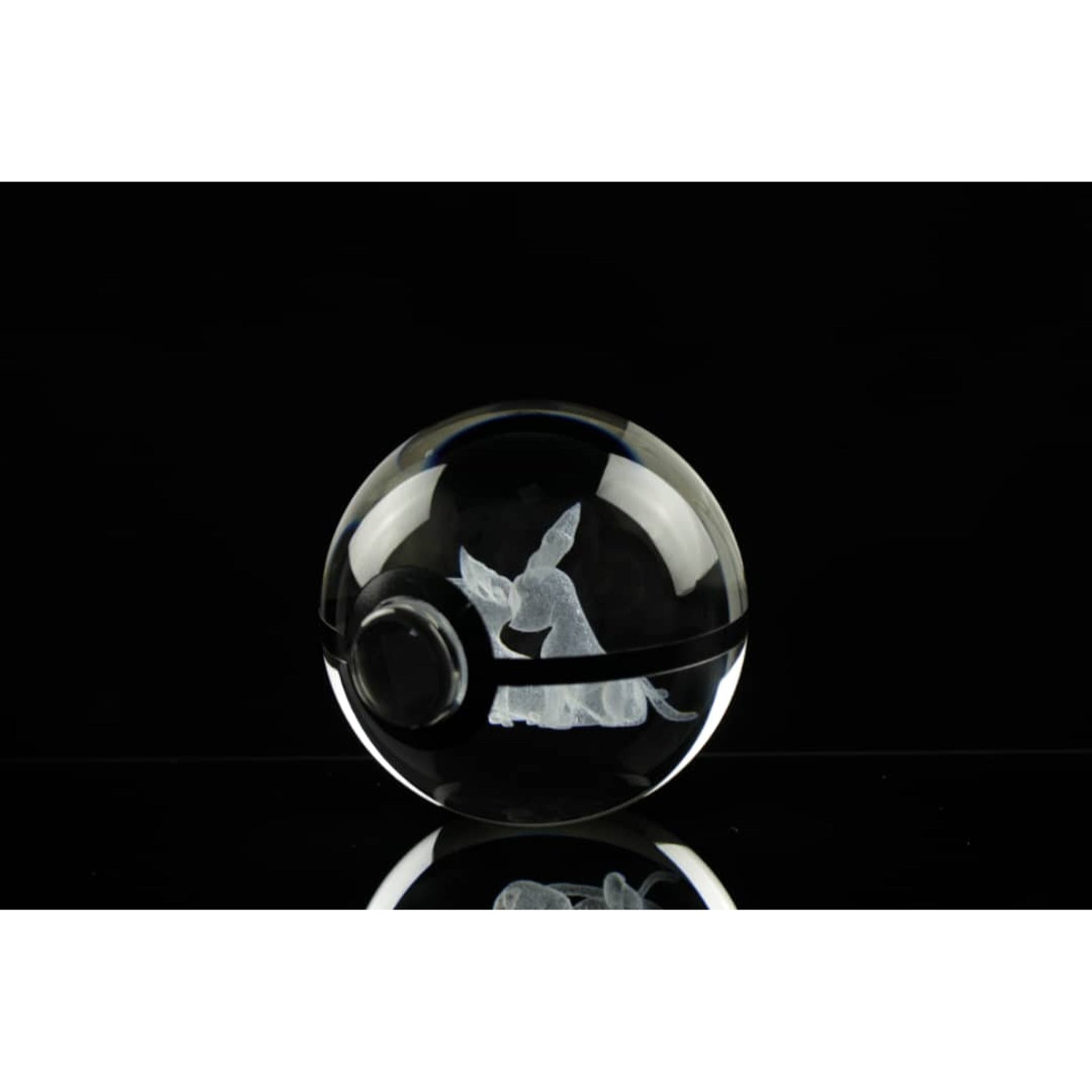 Pokemon 3D Crystal Ball Pokeball Umbreon and Espeon Night Light 8cm XL Size - NEXTLEVELUK