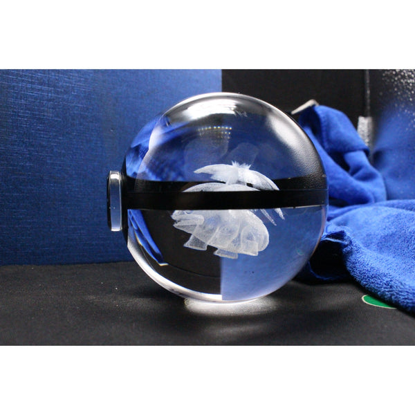 Pokemon 3D Crystal Ball Pokeball Venusaur Night Light 8cm XL Size DAMAGED