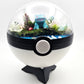 Pokemon Ball Bulbasaur Crystal Terrarium Lake White Poke Ball Handmade - NEXTLEVELUK