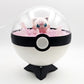 Pokemon Jigglypuff Light Up LED Crystal Terrarium Light Pink/White Poke Ball Handmade - NEXTLEVELUK