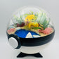 Pokemon Pikachu Crystal Terrarium Lake White Poke Ball Handmade - NEXTLEVELUK