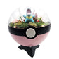 Pokemon Totodile Crystal Terrarium Lake Pink Poke Ball Handmade - NEXTLEVELUK