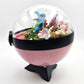 Pokemon Totodile Crystal Terrarium Lake Pink Poke Ball Handmade - NEXTLEVELUK