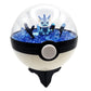 Pokemon Vaporeon Sitting Light Up LED Crystal Terrarium Blue/White Poke Ball Handmade - NEXTLEVELUK