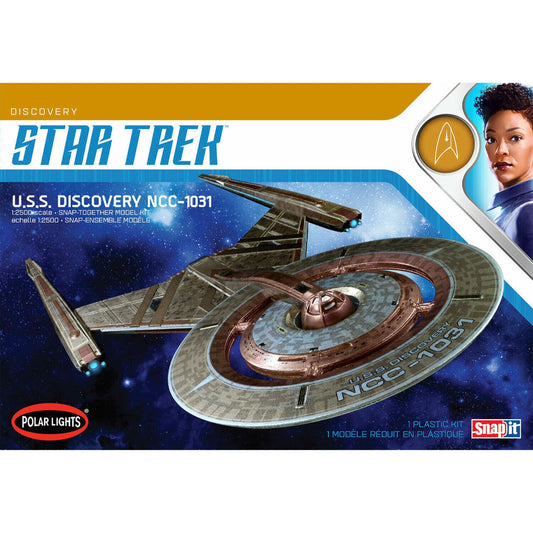 Polar Lights 1:2500 Star Trek Discovery U.S.S. Discovery Model Kit POL961 - NEXTLEVELUK
