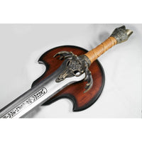 Conan The Barbarian Father's Metal Sword with Plaque