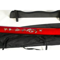 Shogun’s Red Rage Katana with 1095 Clay Tempered Makuri Lamination Metal Sword