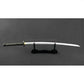 Deluxe Warrior's Rage (Black) Hand Forged In Clay Tempered 1060 Metal Katana Sword