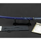 Deluxe Warrior's Rage (Blue) Hand Forged In Clay Tempered 1060 Metal Katana