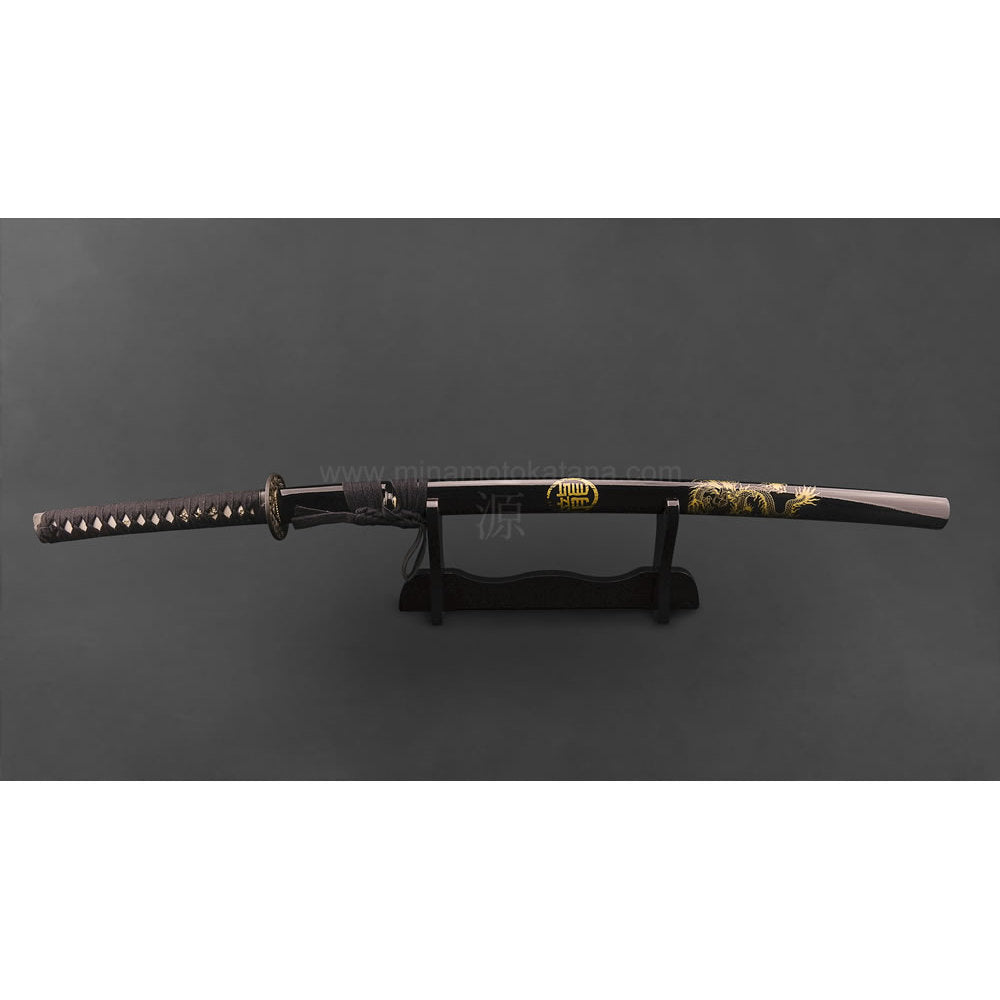 Righteous Dragon Hand Forged Katana Clay Tempered Metal Sword