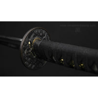 Righteous Dragon Hand Forged Katana Clay Tempered Metal Sword
