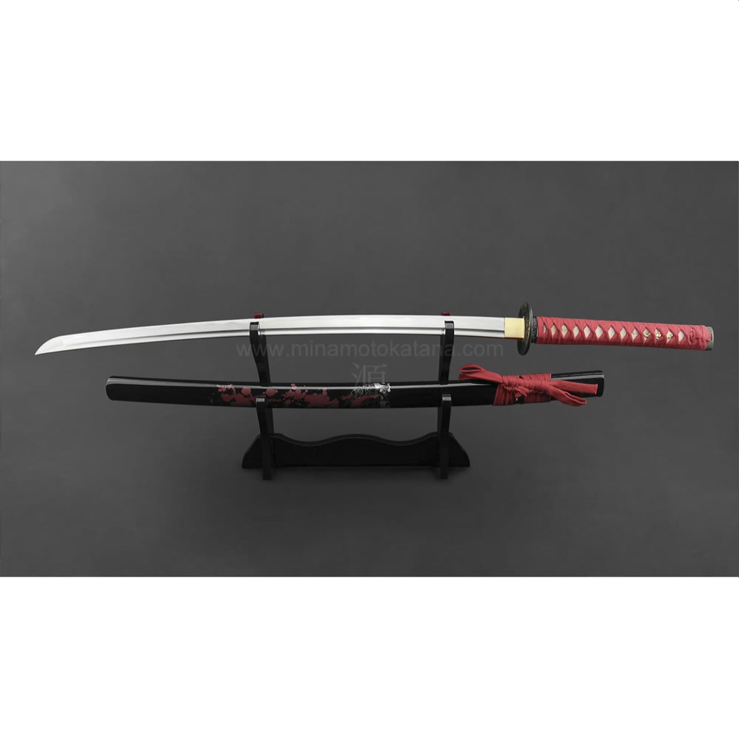 Deluxe Suteta Ken Clay Tempered Hand Forged Metal Katana Sword