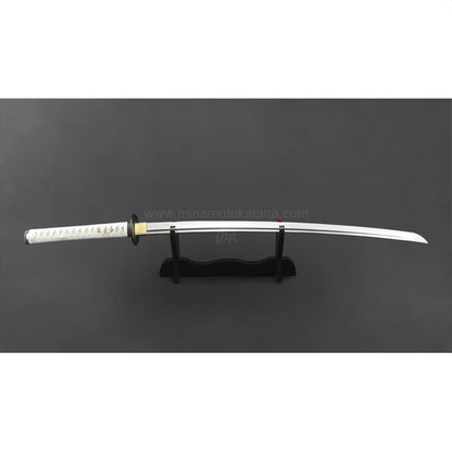 Deluxe Mūnraito Hand Forged in 1060 Clay Tempered Metal Katana Sword